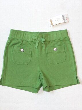 NWT Gymboree fresh green basic knit shorts Burst of Spring 5 7
